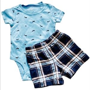 Carter’s Onesie + Shorts